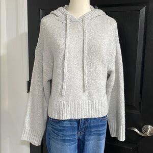 Hippie Rose Light Gray Knit Sweater